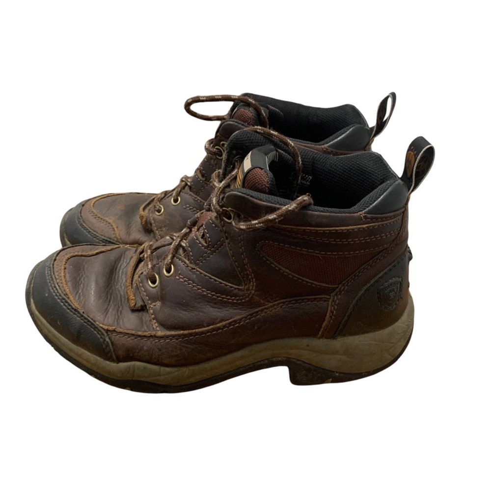 Ariat Terrain Waterproof Boot leather outdoor hiking women’s size 7 shoes trail - Picture 2 of 9